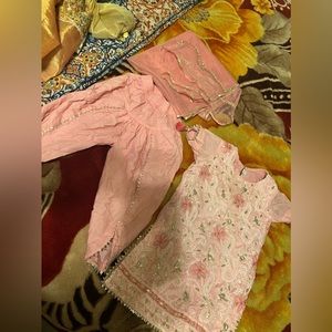 Pink kurti pajama